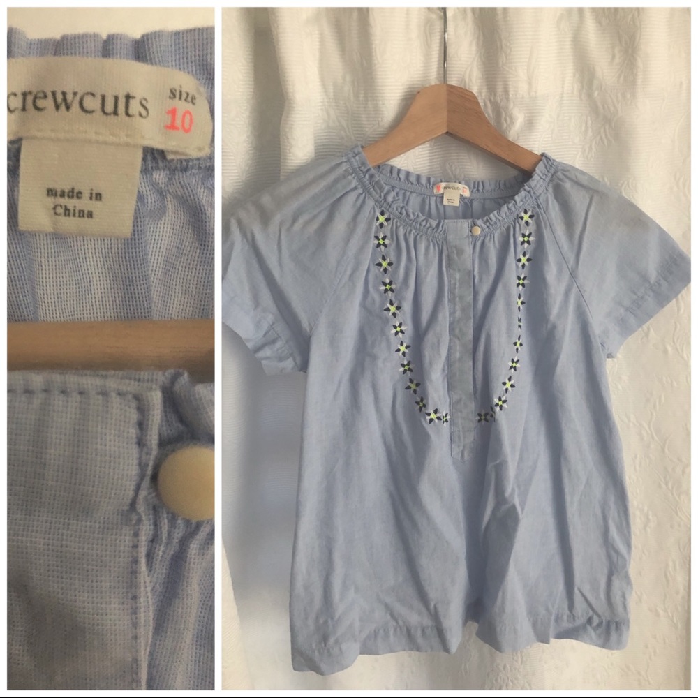 Crewcuts Girl’s Blue top 🌸